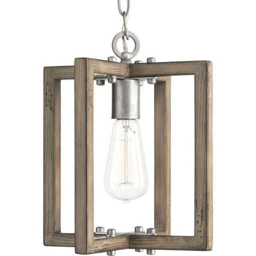 Turnbury One Light Mini Pendant in Galvanized Finish