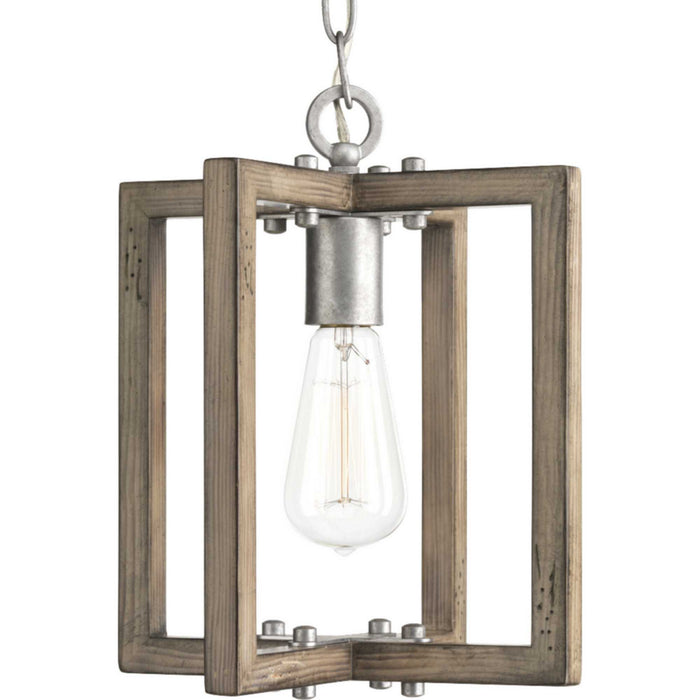 Turnbury One Light Mini Pendant in Galvanized Finish