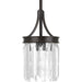 Glimmer One Light Mini Pendant in Antique Bronze
