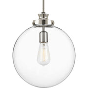 Penn Large Pendant in Polished Nickel