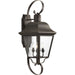 Andover Four Light Wall Lantern in Antique Bronze