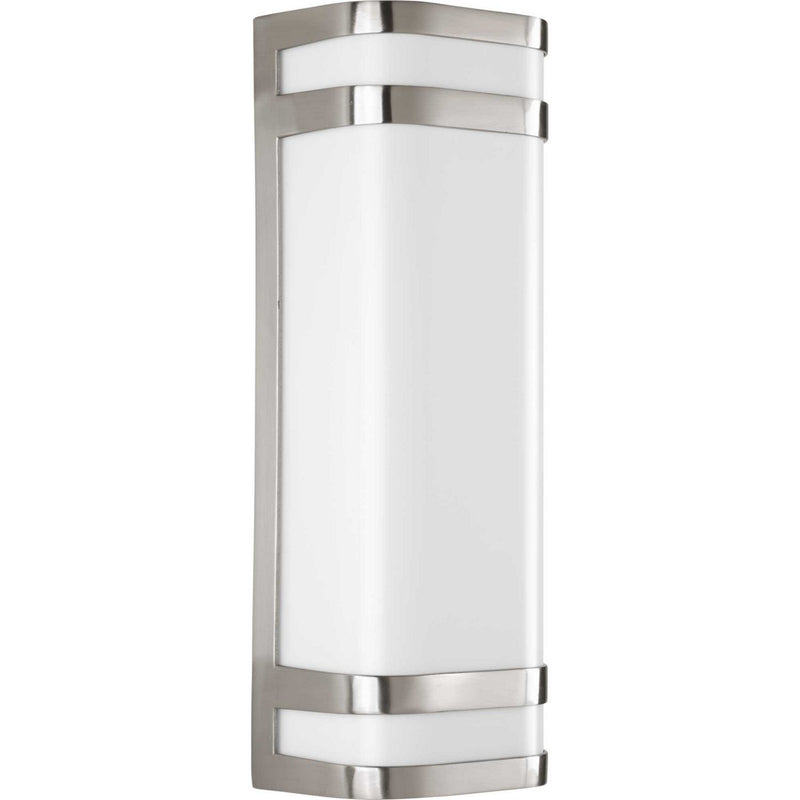 Valera LED 2-Light Outdoor Wall Sconce in Brushed Nickel