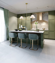 Leila 2 Light 12" Chandelier, 42" Long in Luxe Gold in a room setting