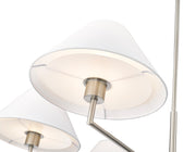 Leila 6 Light 44" Chandelier in Brushed Nickel