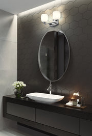 Kendrick 2 Light 14.5" Vanity in Chrome in a room setting