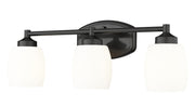 Kendrick 3 Light 23" Vanity in Matte Black