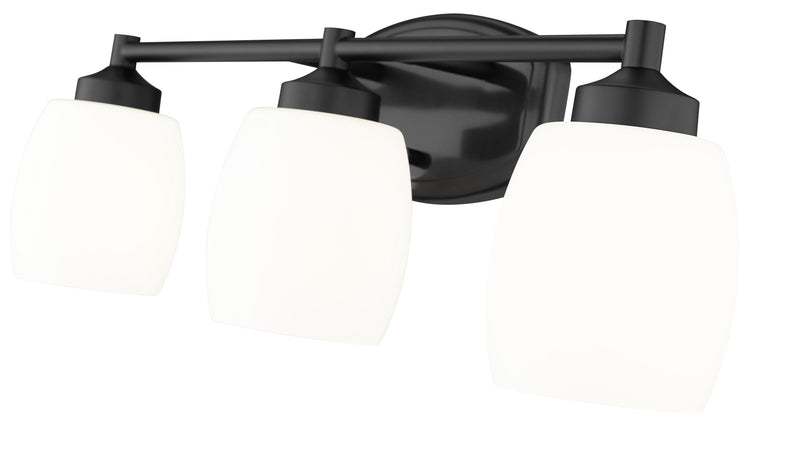 Kendrick 3 Light 23" Vanity in Matte Black
