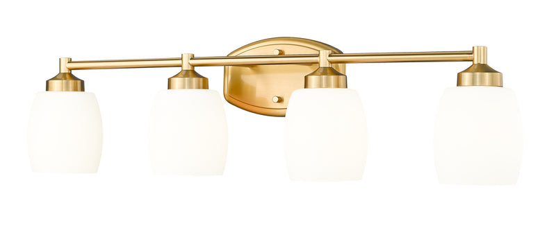Kendrick 4 Light 31.25" Vanity in Luxe Gold
