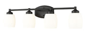 Kendrick 4 Light 31.25" Vanity in Matte Black