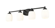 Kendrick 4 Light 31.25" Vanity in Matte Black