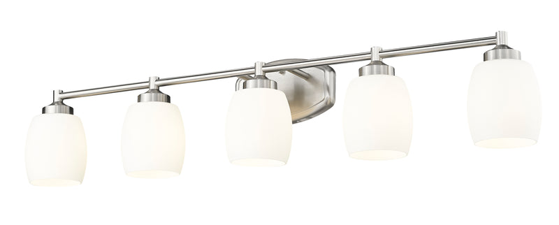 Kendrick 5 Light 39.25" Vanity in Brushed Nickel