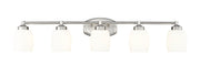 Kendrick 5 Light 39.25" Vanity in Brushed Nickel