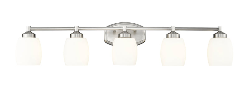 Kendrick 5 Light 39.25" Vanity in Brushed Nickel