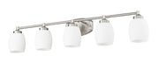 Kendrick 5 Light 39.25" Vanity in Brushed Nickel