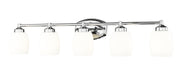 Kendrick 5 Light 39.25" Vanity in Chrome