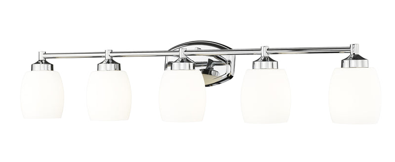 Kendrick 5 Light 39.25" Vanity in Chrome