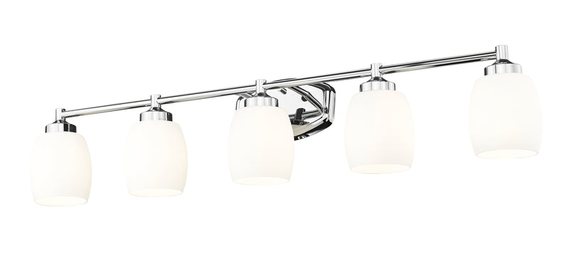 Kendrick 5 Light 39.25" Vanity in Chrome