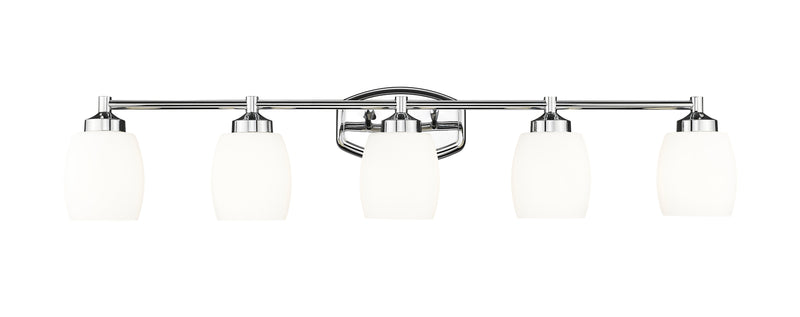 Kendrick 5 Light 39.25" Vanity in Chrome