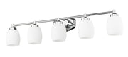 Kendrick 5 Light 39.25" Vanity in Chrome