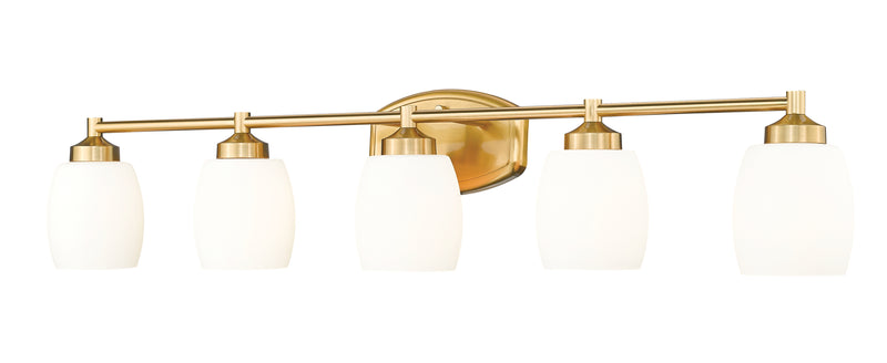 Kendrick 5 Light 39.25" Vanity in Luxe Gold