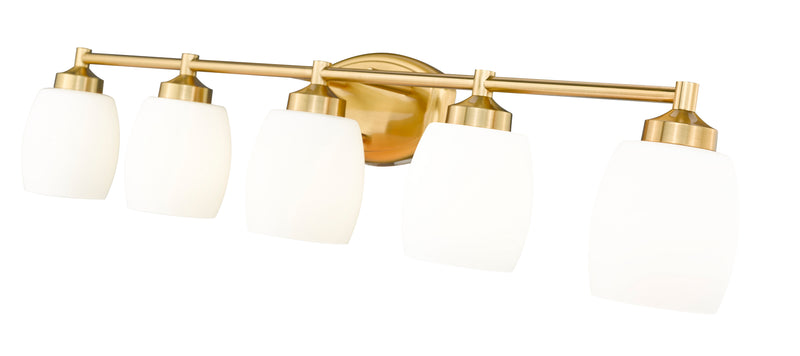 Kendrick 5 Light 39.25" Vanity in Luxe Gold