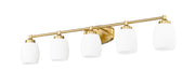 Kendrick 5 Light 39.25" Vanity in Luxe Gold