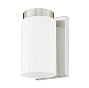Burk 1 Light 4.25" Wall Sconce in Brushed Nickel