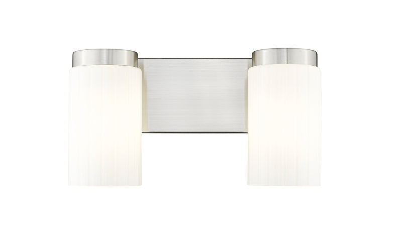 Burk 2 Light 13.75" Vanity in Brushed Nickel