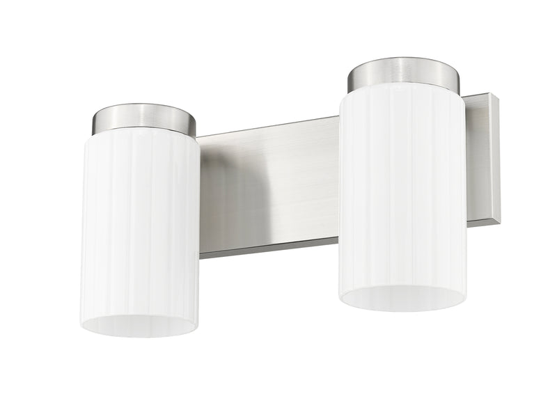 Burk 2 Light 13.75" Vanity in Brushed Nickel