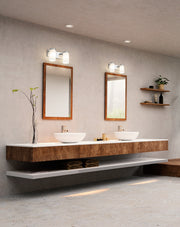 Burk 2 Light 13.75" Vanity in Chrome in a room setting