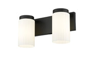 Burk 2 Light 13.75" Vanity in Matte Black