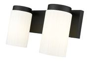 Burk 2 Light 13.75" Vanity in Matte Black