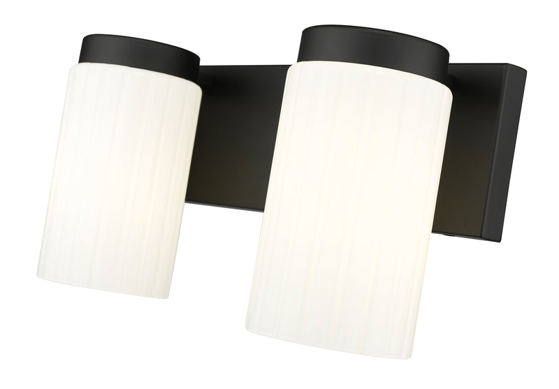 Burk 2 Light 13.75" Vanity in Matte Black