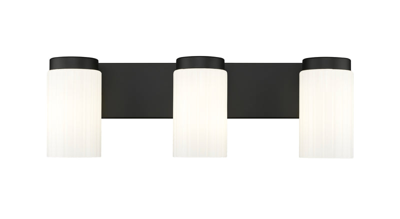 Burk 3 Light 22.5" Vanity in Matte Black
