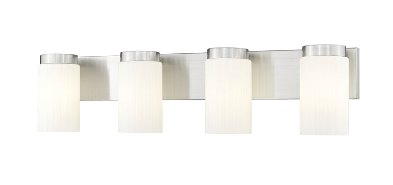 Burk 4 Light 30" Vanity in Brushed Nickel