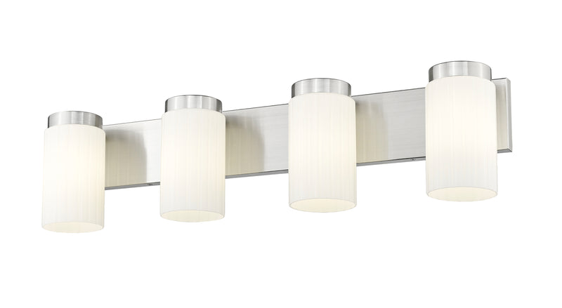 Burk 4 Light 30" Vanity in Brushed Nickel