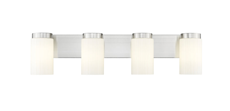 Burk 4 Light 30" Vanity in Brushed Nickel