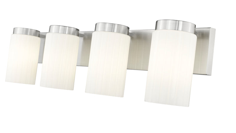 Burk 4 Light 30" Vanity in Brushed Nickel