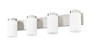Burk 4 Light 30" Vanity in Brushed Nickel