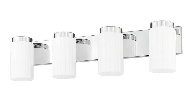 Burk 4 Light 30" Vanity in Chrome