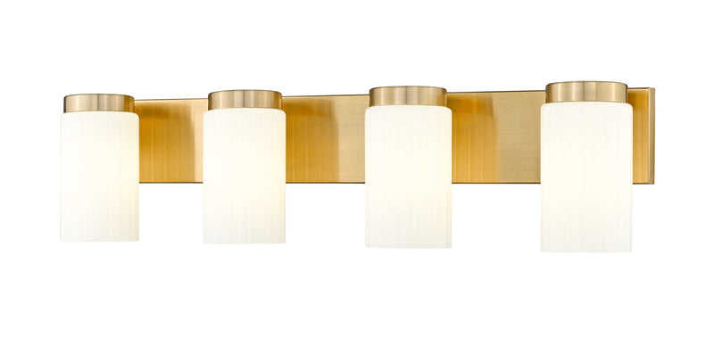 Burk 4 Light 30" Vanity in Luxe Gold