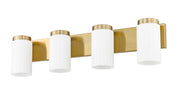 Burk 4 Light 30" Vanity in Luxe Gold