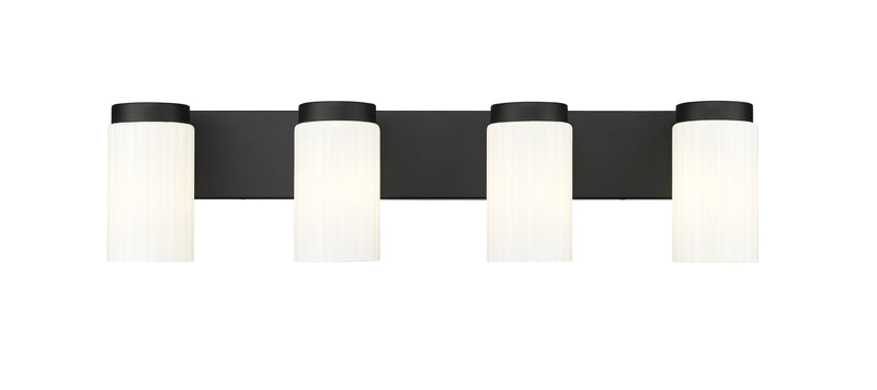 Burk 4 Light 30" Vanity in Matte Black
