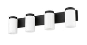 Burk 4 Light 30" Vanity in Matte Black