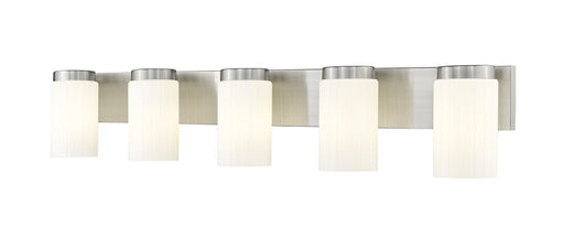 Burk 5 Light 38" Vanity in Brushed Nickel