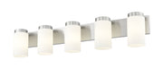 Burk 5 Light 38" Vanity in Brushed Nickel