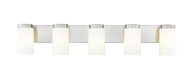 Burk 5 Light 38" Vanity in Brushed Nickel