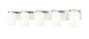 Burk 5 Light 38" Vanity in Chrome