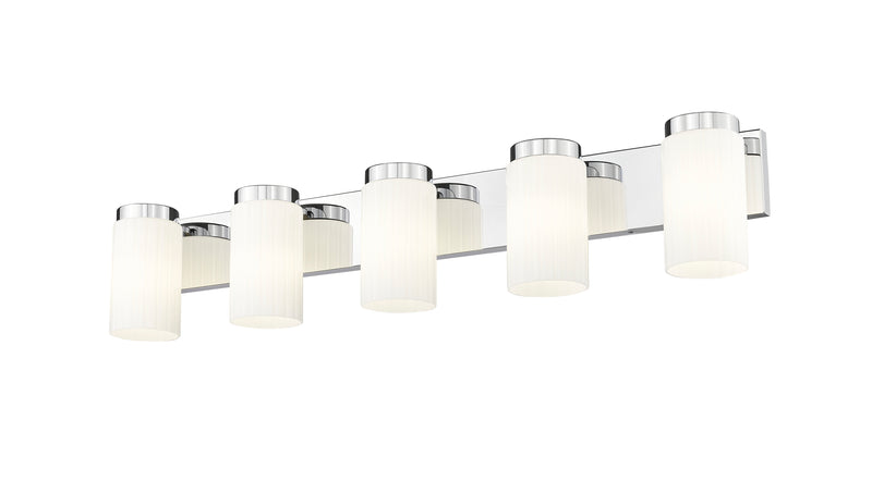 Burk 5 Light 38" Vanity in Chrome