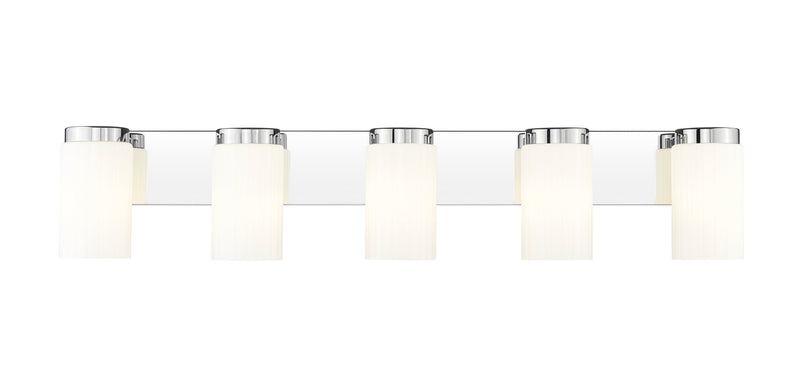 Burk 5 Light 38" Vanity in Chrome